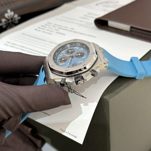 Custom Audemars Piguet Offshore 26238ST Blue - Swiss AP65 - Image 4