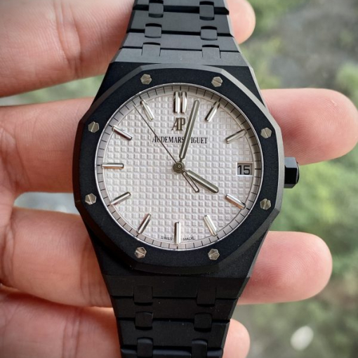 Custom Audemars Piguet 15400ST White Dial - Swiss AP67