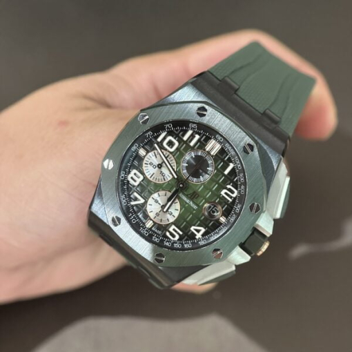 Custom Audemars Piguet Offshore Green - Swiss AP64 - Image 4