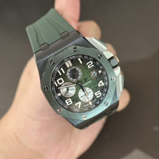 Custom Audemars Piguet Offshore Green - Swiss AP64 - Image 5