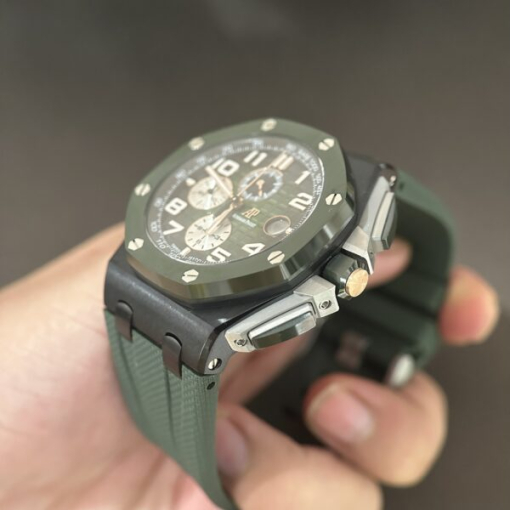 Custom Audemars Piguet Offshore Green - Swiss AP64 - Image 8