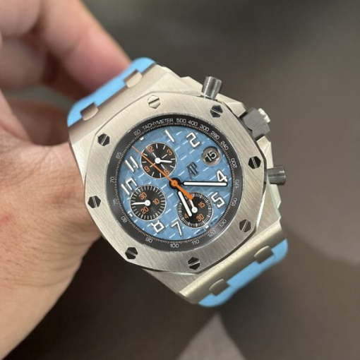 Custom Audemars Piguet Offshore 26238ST Blue - Swiss AP65 - Image 3