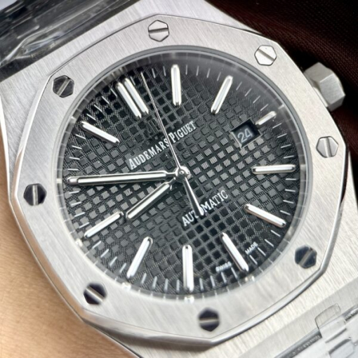 Custom Audemars Piguet Royal Oak Black Dial - Asian AP 3 - Image 3