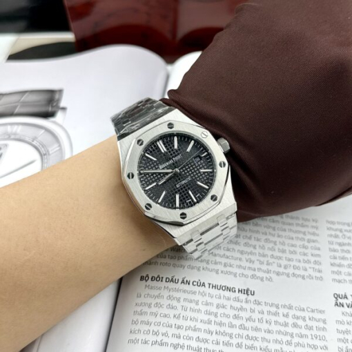 Custom Audemars Piguet Royal Oak Black Dial - Asian AP 3 - Image 4