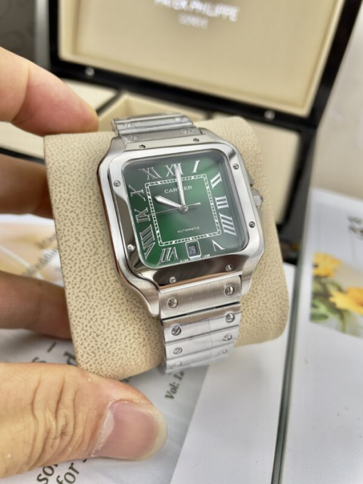 Custom Cartier Santos Green Dial - Asia Cartier17 - Image 2