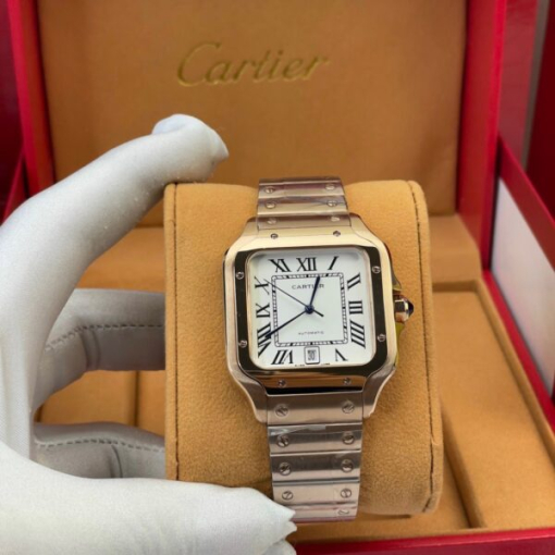 Custom Cartier Santos Rose Gold- Asia Cartier1