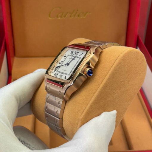 Custom Cartier Santos Rose Gold- Asia Cartier1 - Image 5