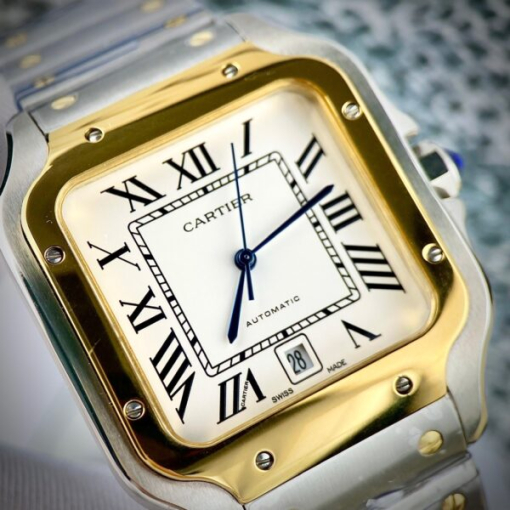 Custom Cartier Santos Demi Gold - Asia Cartier20 - Image 4