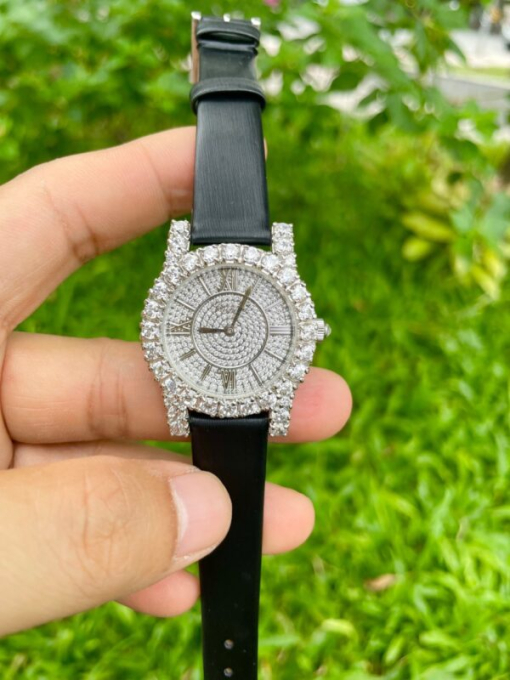 Custom Lady Chopard L’Heure Du Diamant Round - Asian Lady Watch 15