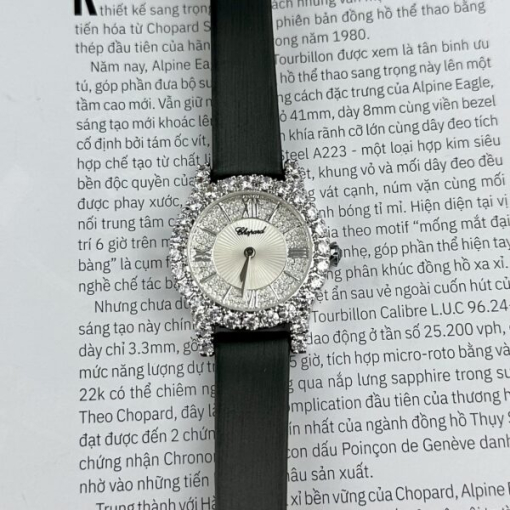 Custom Lady Chopard L’Heure Du Diamant Round - Asian Lady Watch 16