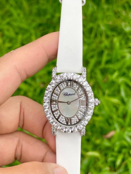 Custom Lady Chopard L’Heure Du Diamant Oval - Asian Lady Watch 12 - Image 3