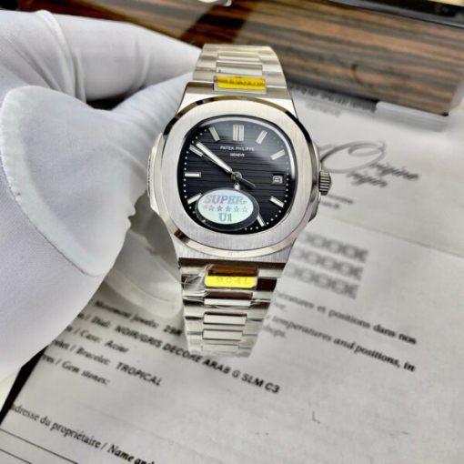 Custom Patek Philippe Nautilus 5711 Black Dial - Asian Patek 6