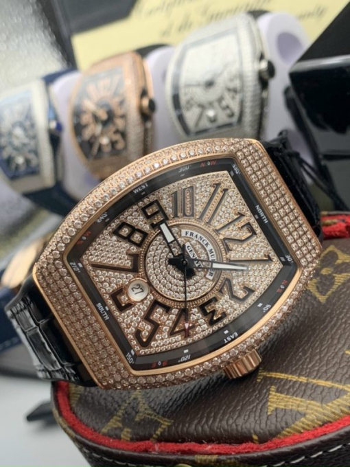 Custom Franck Muller V45 RoseGold - Swiss FM34 - Image 2