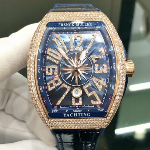 Custom Franck Muller Blue - Swiss FM24