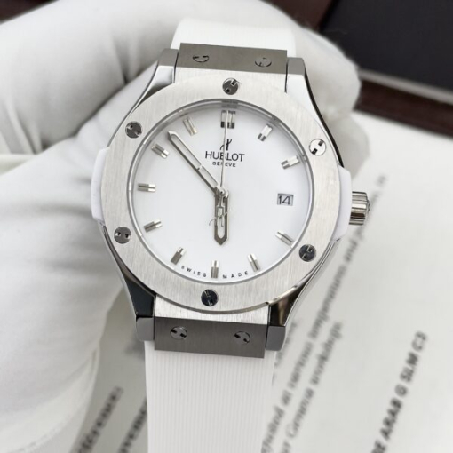 Custom Lady Hublot Classic Fusion White Dial - Asian Lady Watch 1