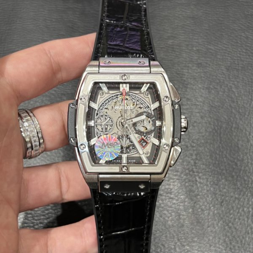 Custom Hublot Spirit Of Big Bang Titanium Black - Swiss Hublot25