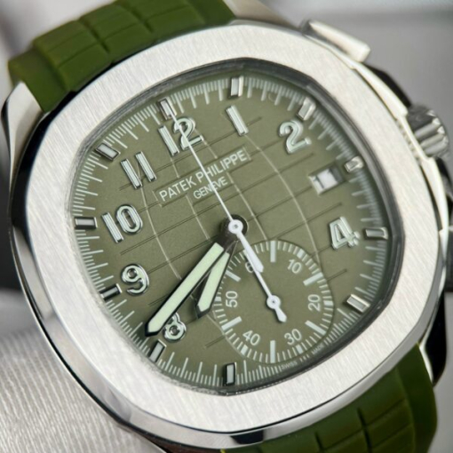 Custom Patek Philippe Aquanaut 5968G Green Dial - Swiss Patek56 - Image 5