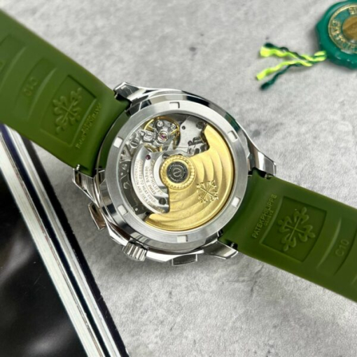 Custom Patek Philippe Aquanaut 5968G Green Dial - Swiss Patek56 - Image 6