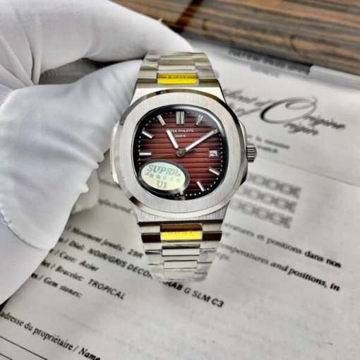 Custom Patek Philippe Nautilus 5711 Chocolate Dial - Asian Patek 2