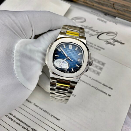 Custom Patek Philippe Nautilus 5711 Deepsea Blue Dial - Asian Patek 9