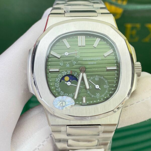 Custom Patek Philippe Nautilus 5712 Green Dial - Asian Patek 93