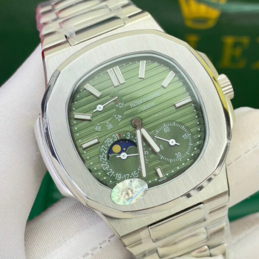 Custom Patek Philippe Nautilus 5712 Green Dial - Asian Patek 93 - Image 2