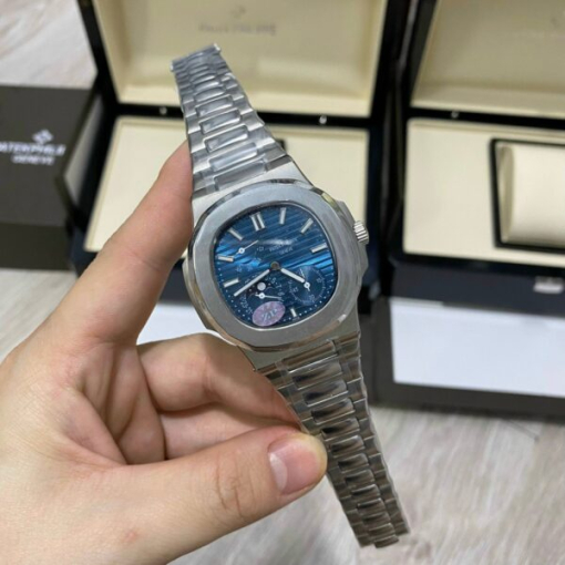 Custom Patek Philippe Nautilus 5712 Blue Dial - Asian Patek 94 - Image 2