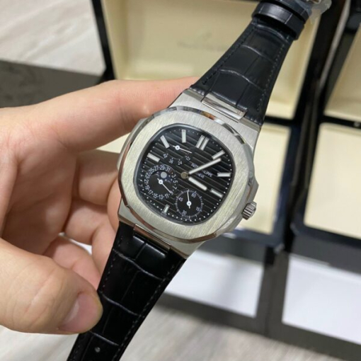 Custom Patek Philippe Nautilus 5712 Black Dial - Asian Patek 89 - Image 3