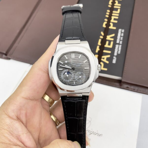 Custom Patek Philippe Nautilus 5712 Black Dial - Asian Patek 104 - Image 3