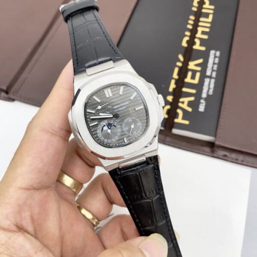 Custom Patek Philippe Nautilus 5712 Black Dial - Asian Patek 104 - Image 2