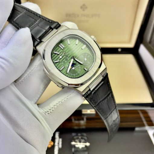 Custom Patek Philippe Nautilus 5712 Green Dial - Asian Patek 92 - Image 6