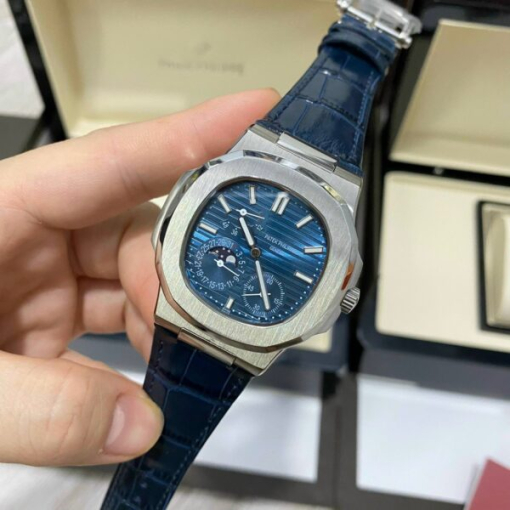 Custom Patek Philippe Nautilus 5712 Blue Dial - Asian Patek 90 - Image 5