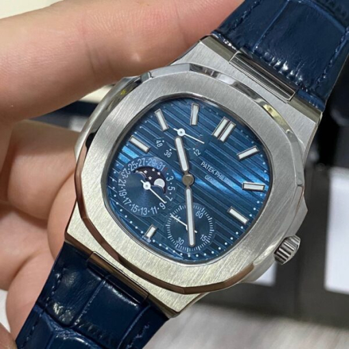 Custom Patek Philippe Nautilus 5712 Blue Dial - Asian Patek 90 - Image 3