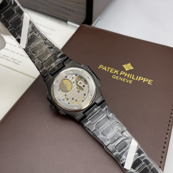 Custom Patek Philippe Nautilus 5712 Full Black Dial - Asian Patek 103 - Image 8