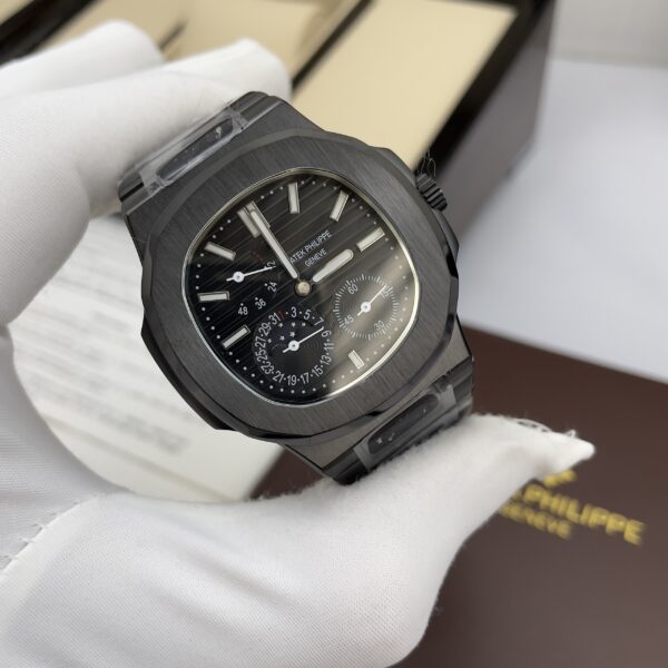 Custom Patek Philippe Nautilus 5712 Full Black Dial - Asian Patek 103 - Image 3