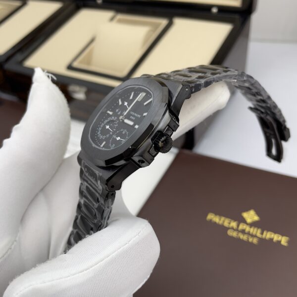 Custom Patek Philippe Nautilus 5712 Full Black Dial - Asian Patek 103 - Image 6