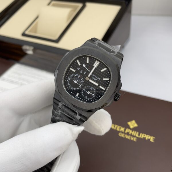 Custom Patek Philippe Nautilus 5712 Full Black Dial - Asian Patek 103 - Image 2