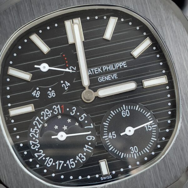 Custom Patek Philippe Nautilus 5712 Full Black Dial - Asian Patek 103 - Image 5