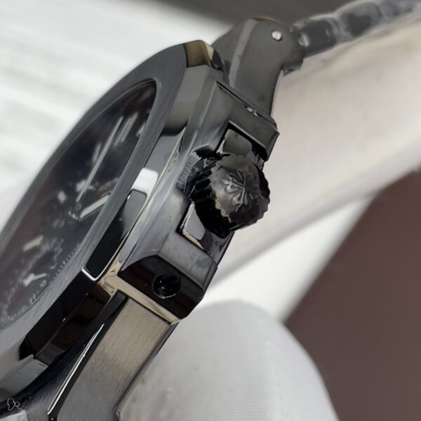 Custom Patek Philippe Nautilus 5712 Full Black Dial - Asian Patek 103 - Image 4