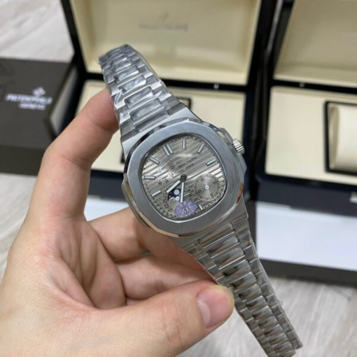 Custom Patek Philippe Nautilus 5712 Grey Dial - Asian Patek 84 - Image 4