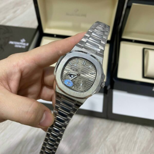 Custom Patek Philippe Nautilus 5712 Grey Dial - Asian Patek 84 - Image 3