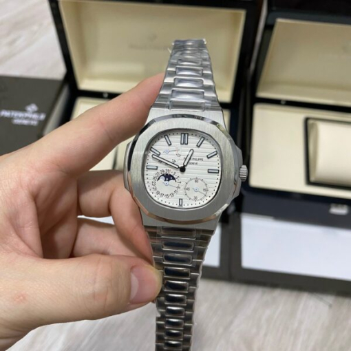 Custom Patek Philippe Nautilus 5712 White Dial - Asian Patek 101