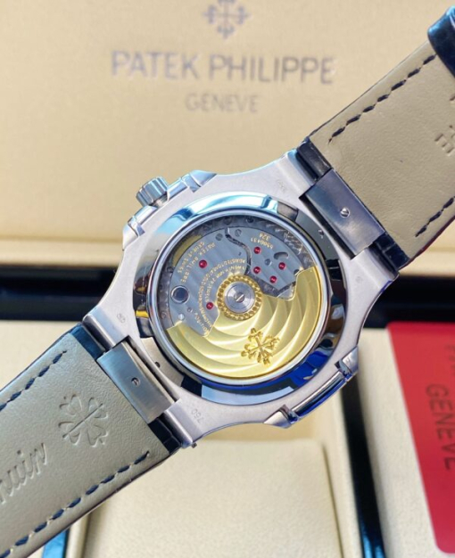 Custom Patek Philippe Nautilus 5726 White Dial Baguette Bezel - Asian Patek 58 - Image 5