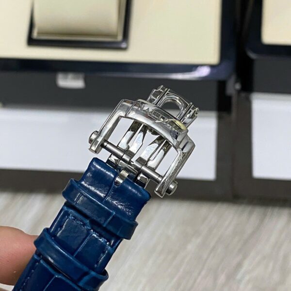 Custom Patek Philippe Nautilus 5726 Blue Dial Baguette Bezel - Asian Patek 54 - Image 5