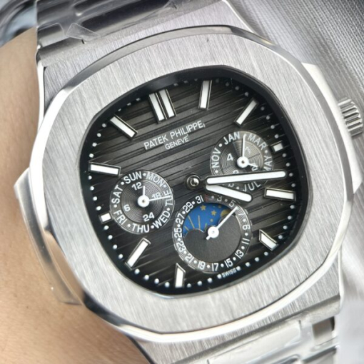 Custom Patek Philippe Nautilus 5740 Black Dial - Asian Patek 68 - Image 4