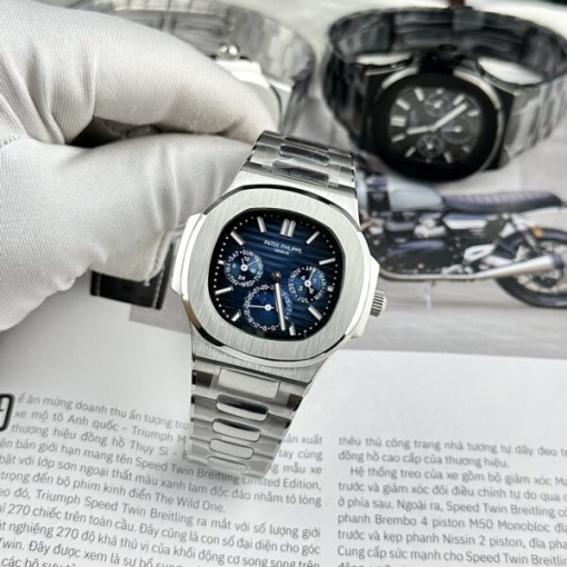 Custom Patek Philippe Nautilus 5740 Blue Dial - Asian Patek 74