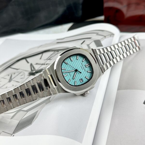 Custom Patek Philippe Nautilus 5711 Tiffany Blue - Asian Patek 1 - Image 3