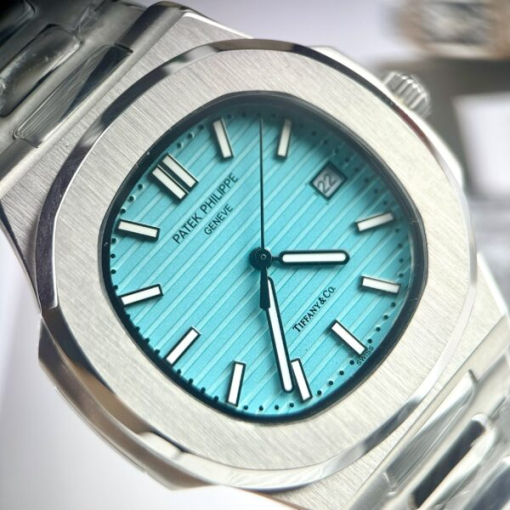 Custom Patek Philippe Nautilus 5711 Tiffany Blue - Asian Patek 1 - Image 4