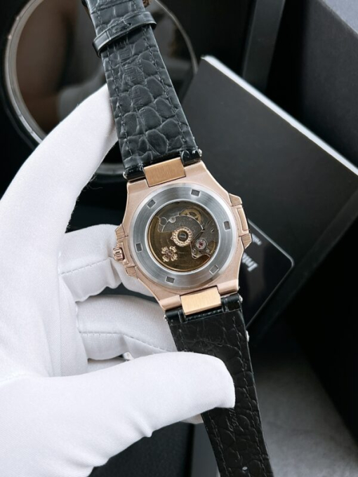 Custom Patek Philippe Nautilus 5740 Black Dial Diamonds Bezel - Asian Patek 69 - Image 5