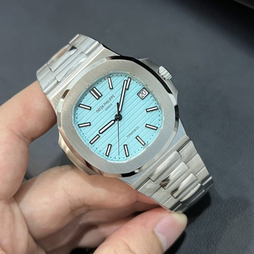 Custom Patek Philippe Nautilus 5711 TiffanyCo Dial - Swiss Patek27 - Image 3